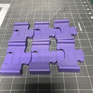 VTech Go! Go! Smart Wheels Train Station Replacement 6 Pieces Short Purple Track